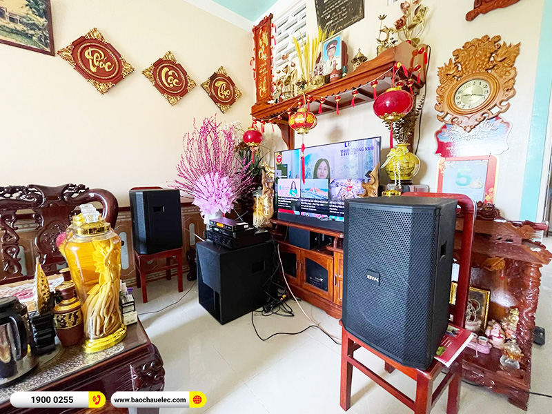 Lắp đặt dàn karaoke trị giá gần 50 triệu cho anh Van tại Kiên Giang (BIK BSP 412II, VM820A, BKSound KP600, Sub-15W, UGX12 Gold)