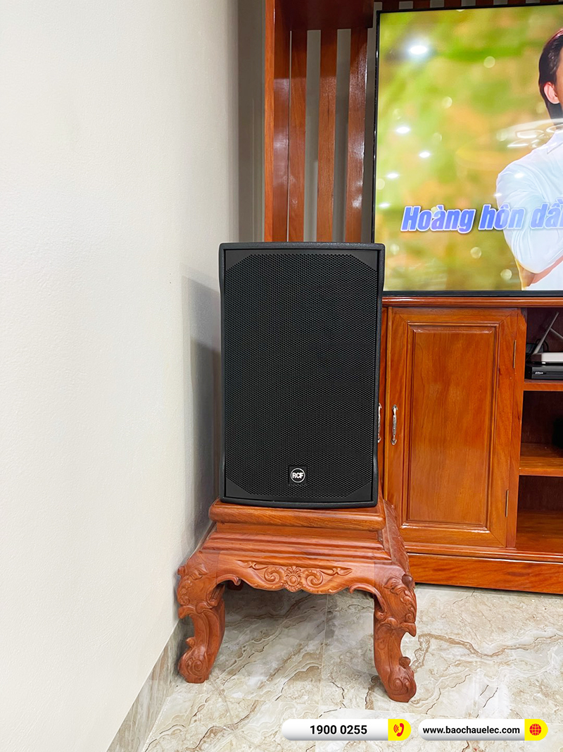 Lắp đặt dàn karaoke trị giá gần 50 triệu cho anh Khôi tại Lạng Sơn (RCF EMAX MK3112, VM620A, KX180A, DSP-9000 Plus, BBS W500)