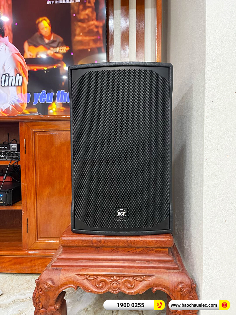 Lắp đặt dàn karaoke trị giá gần 50 triệu cho anh Khôi tại Lạng Sơn (RCF EMAX MK3112, VM620A, KX180A, DSP-9000 Plus, BBS W500)