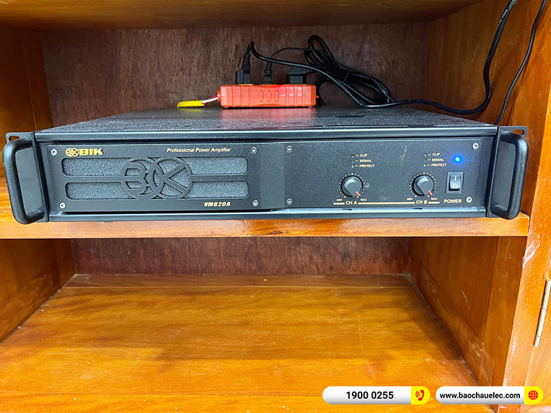 Lắp đặt dàn karaoke trị giá gần 50 triệu cho anh Khôi tại Lạng Sơn (RCF EMAX MK3112, VM620A, KX180A, DSP-9000 Plus, BBS W500)
