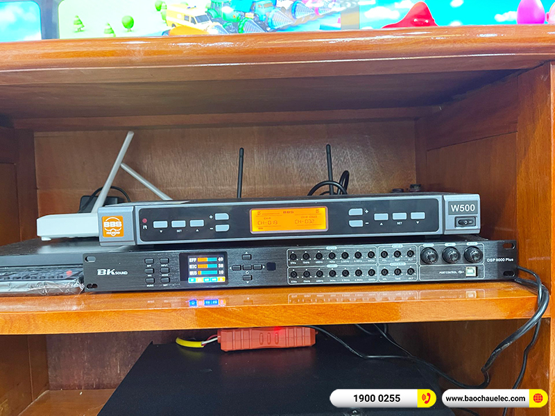 Lắp đặt dàn karaoke trị giá gần 50 triệu cho anh Khôi tại Lạng Sơn (RCF EMAX MK3112, VM620A, KX180A, DSP-9000 Plus, BBS W500)