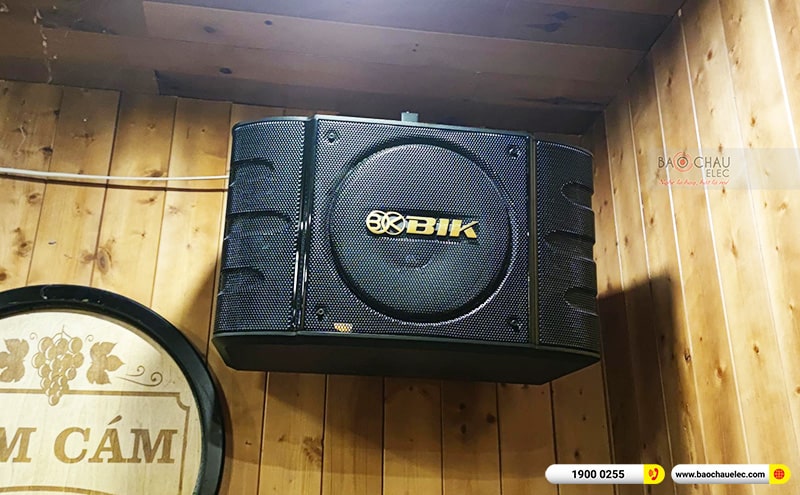 Lắp đặt dàn âm thanh nhà hàng Tấm Cám tại Long An (BIK BS-999X, BKSound DKA 8500, VietK 4K Plus 4TB, Màn 22inch)