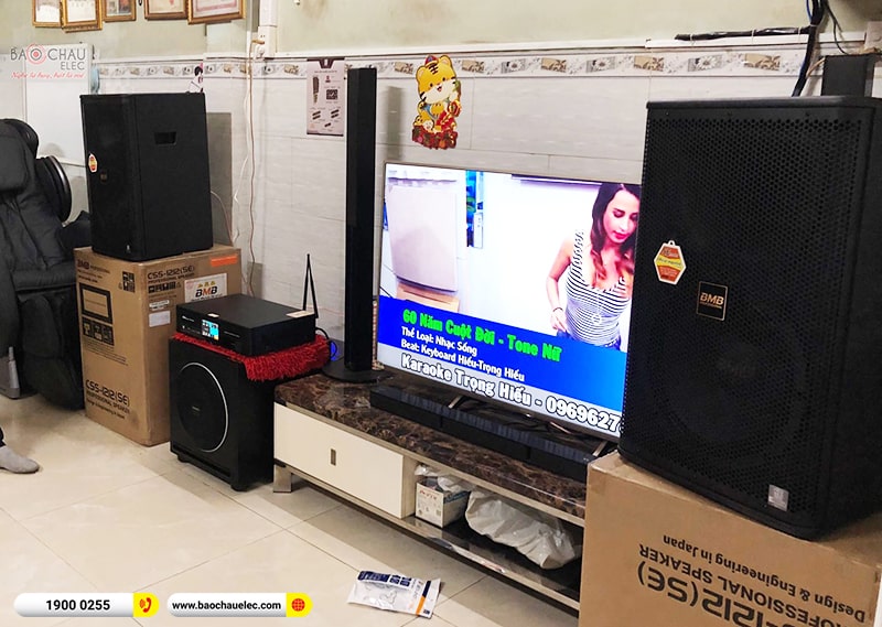 Lắp đặt dàn karaoke trị giá hơn 40 triệu cho chị Thơ tại Long An
