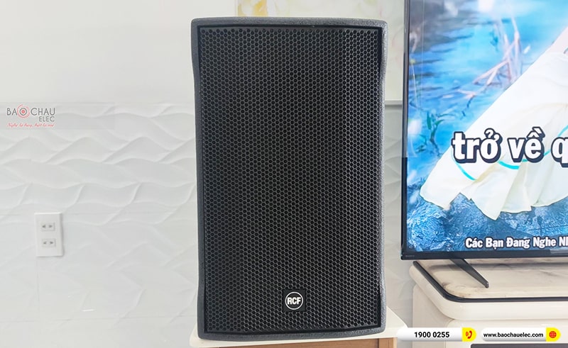 Lắp đặt dàn karaoke trị giá hơn 100 triệu cho cô Thủy tại Long An (RCF CMAX 4112, RCF IPS 3700, K9900II Luxury, BCE VIP6000)