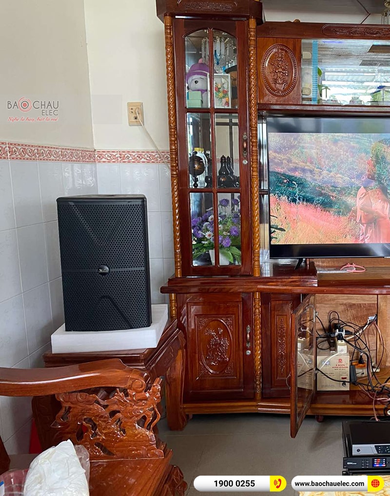 Lắp đặt dàn karaoke trị giá khoảng 30 triệu cho anh Nhặt tại Long An
