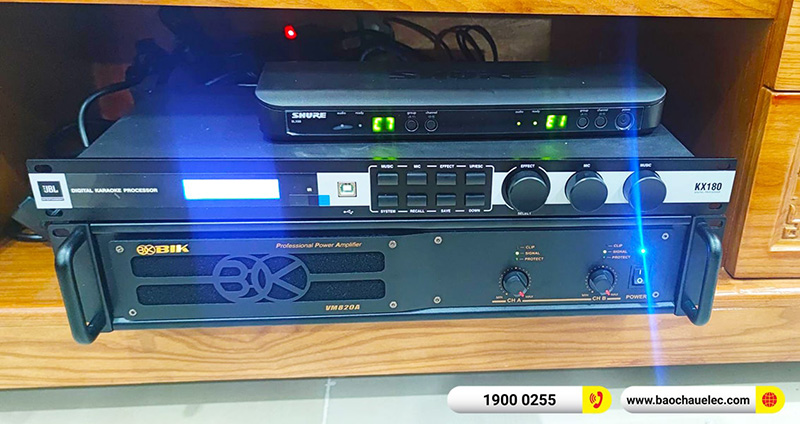 Lắp đặt dàn karaoke trị giá hơn 80 triệu cho chị Huệ tại Long An (Denon DN-712, VM820A, KX180A, TS312S, Shure BLX288A/PG58)