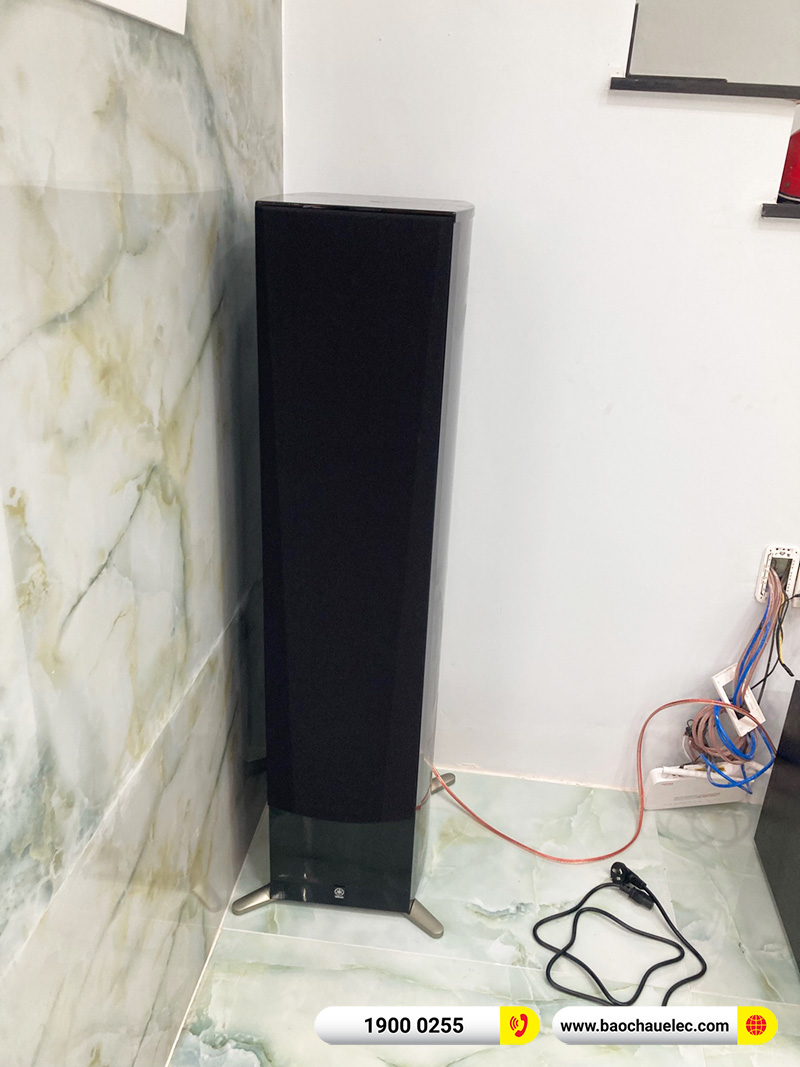 Lắp đặt d&agrave;n nghe nhạc, karaoke trị gi&aacute; hơn 30 triệu cho anh Vũ tại Long An (Yamaha NS-777, BIK BJ-A88, R101SW, UGX12 Gold) 