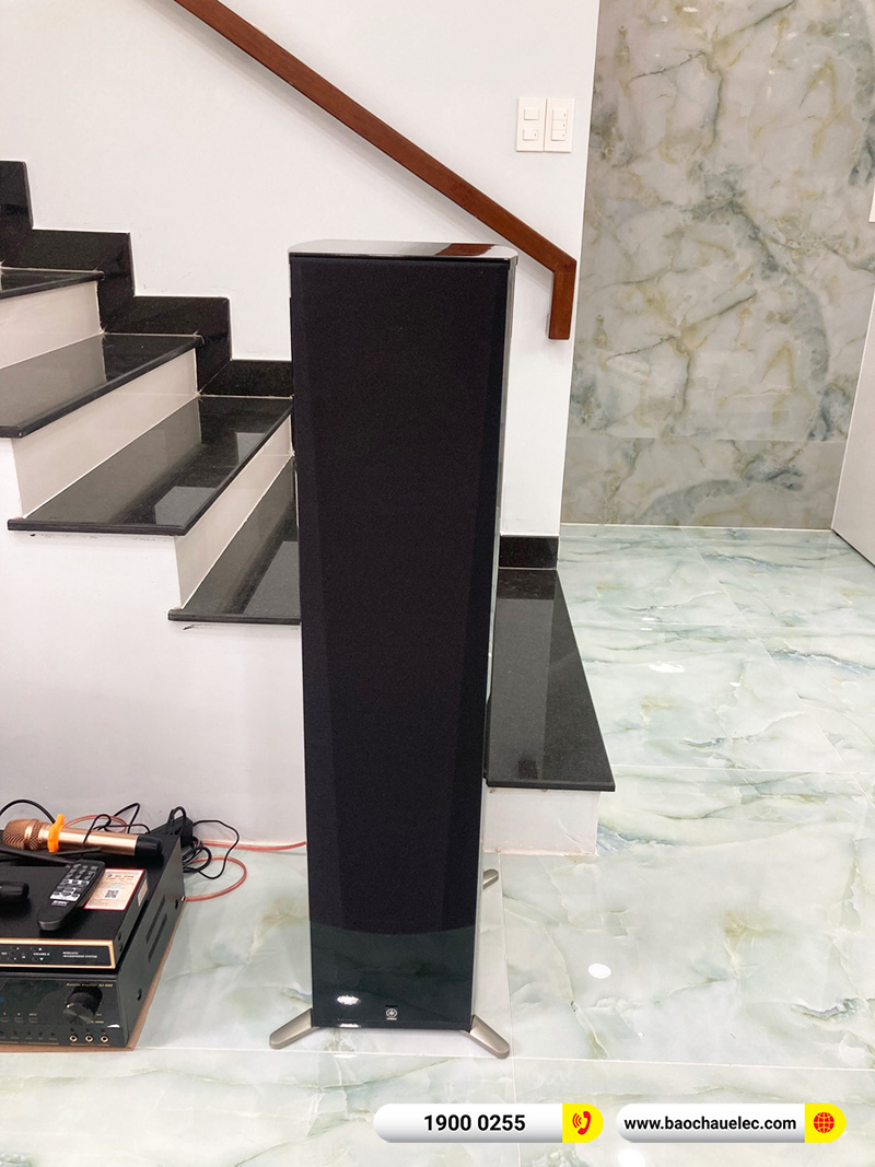 Lắp đặt d&agrave;n nghe nhạc, karaoke trị gi&aacute; hơn 30 triệu cho anh Vũ tại Long An (Yamaha NS-777, BIK BJ-A88, R101SW, UGX12 Gold) 