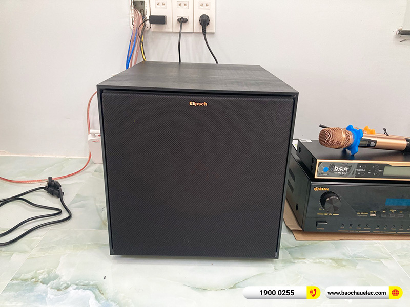 Lắp đặt d&agrave;n nghe nhạc, karaoke trị gi&aacute; hơn 30 triệu cho anh Vũ tại Long An (Yamaha NS-777, BIK BJ-A88, R101SW, UGX12 Gold) 