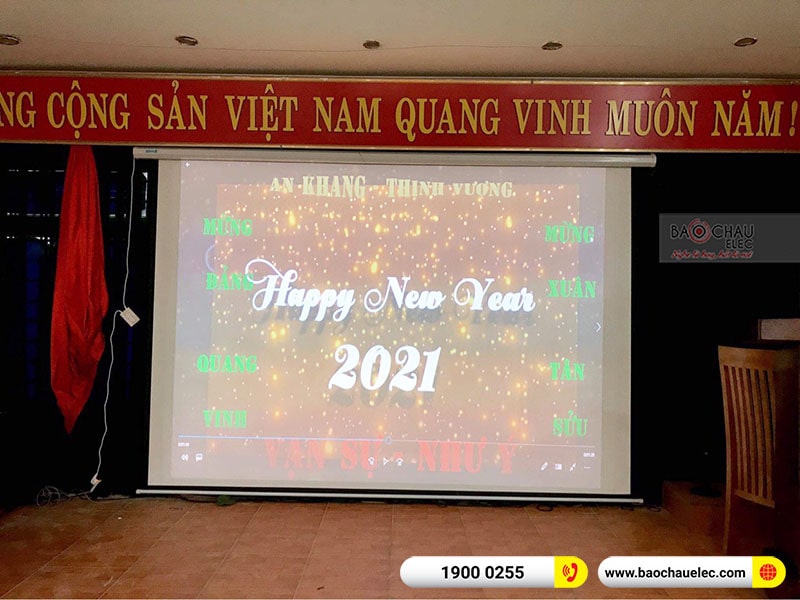 Lắp đặt hệ thống âm thanh hội trường công ty xổ số tại Nam Định 