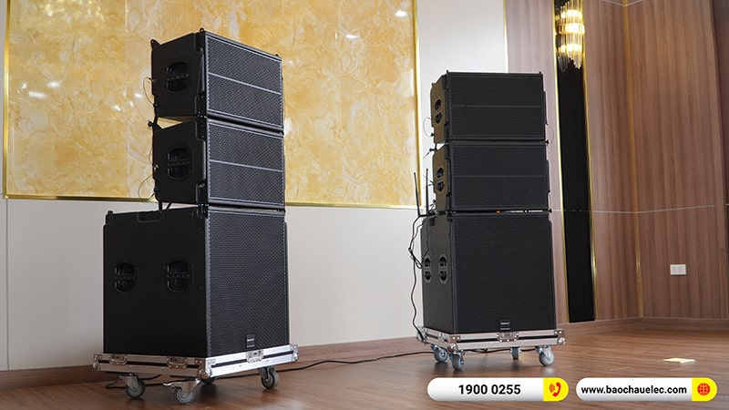 Lắp đặt dàn Line Array trị giá hơn 60 triệu cho anh Đức tại Nam Định (Temeisheng LT-15, BIK BJ-U100)