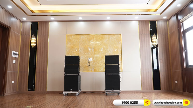 Lắp đặt dàn Line Array trị giá hơn 60 triệu cho anh Đức tại Nam Định (Temeisheng LT-15, BIK BJ-U100)