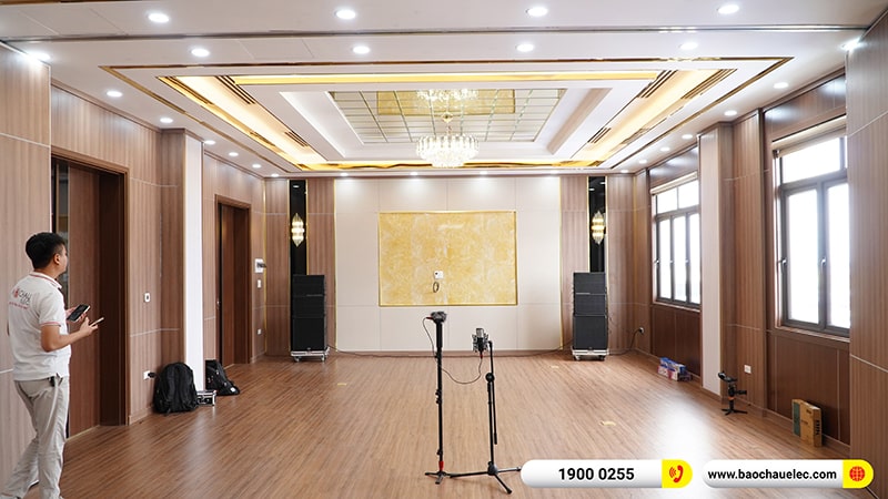 Lắp đặt dàn Line Array trị giá hơn 60 triệu cho anh Đức tại Nam Định (Temeisheng LT-15, BIK BJ-U100)