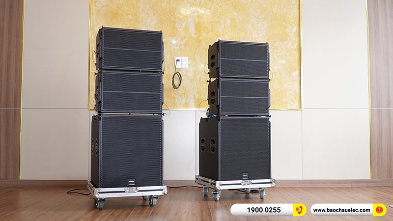 Lắp đặt dàn Line Array trị giá hơn 60 triệu cho anh Đức tại Nam Định (Temeisheng LT-15, BIK BJ-U100)