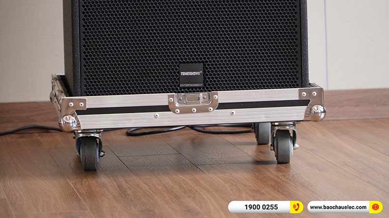Lắp đặt dàn Line Array trị giá hơn 60 triệu cho anh Đức tại Nam Định (Temeisheng LT-15, BIK BJ-U100)