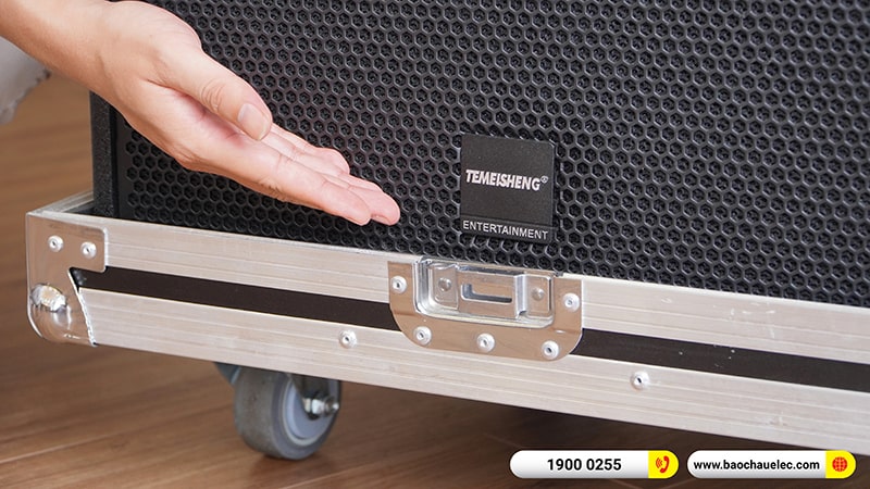 Lắp đặt dàn Line Array trị giá hơn 60 triệu cho anh Đức tại Nam Định (Temeisheng LT-15, BIK BJ-U100)
