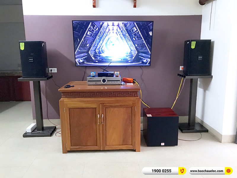 Lắp đặt dàn karaoke trị giá khoảng 30 triệu cho anh Bằng tại Nam Định (Domus DP6100 Max, BKSound DP4500, SW312, BJ-U100)