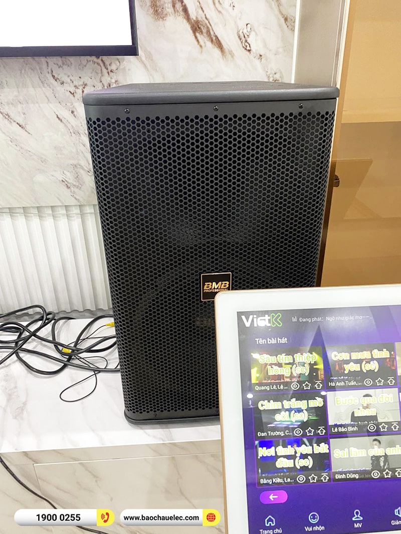 Lắp đặt dàn karaoke trị giá hơn 150 triệu cho anh Bảo tại Nình Bình (BMB 1212SE, VM840A, VM820A, DN-U118B, KX180A, VM200,…) 