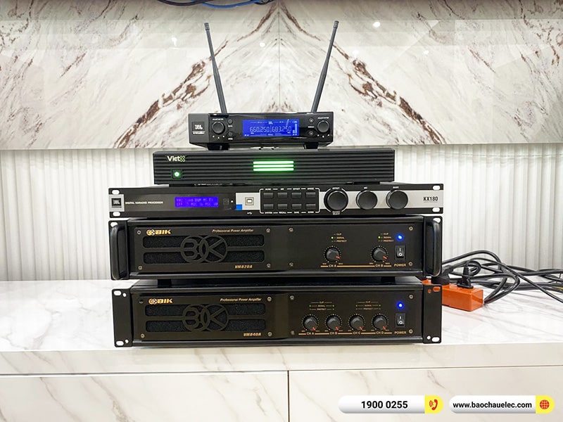 Lắp đặt dàn karaoke trị giá hơn 150 triệu cho anh Bảo tại Nình Bình (BMB 1212SE, VM840A, VM820A, DN-U118B, KX180A, VM200,…) 
