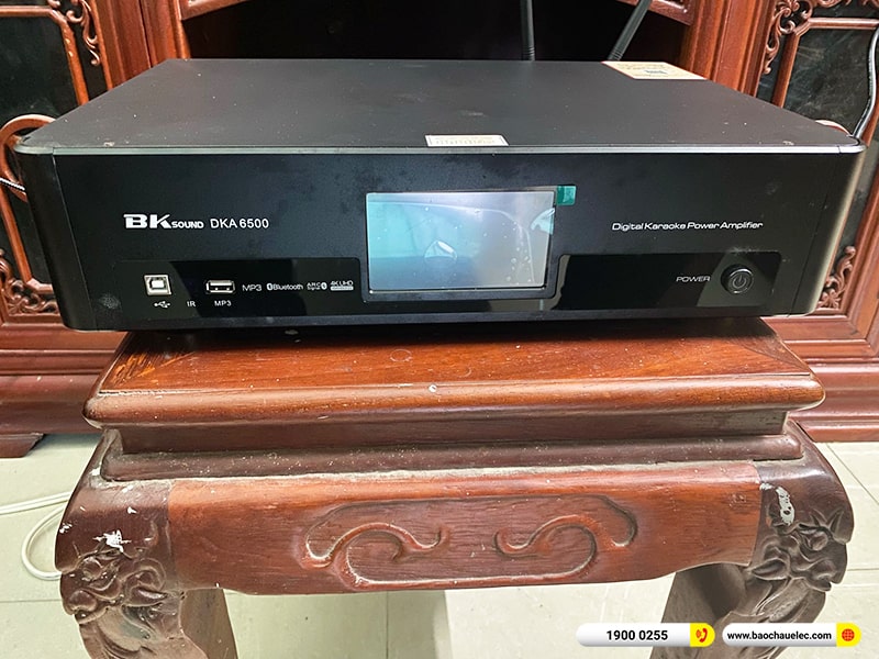 Lắp đặt dàn karaoke trị giá gần 30 triệu cho anh Biền tại Nam Định (BIK BSP 410II, BKSound DKA 6500, BKSound SW612B) 