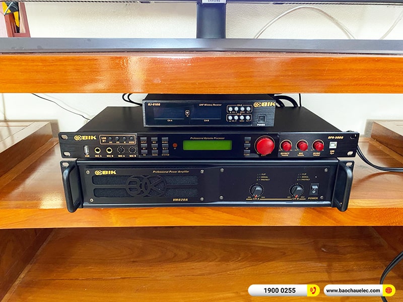 Lắp đặt dàn karaoke trị giá gần 50 triệu cho anh Cần tại Nam Định (BMB CSS 1210SE, VM620A, BPR-5600, BJ-W25A, BJ-U100)