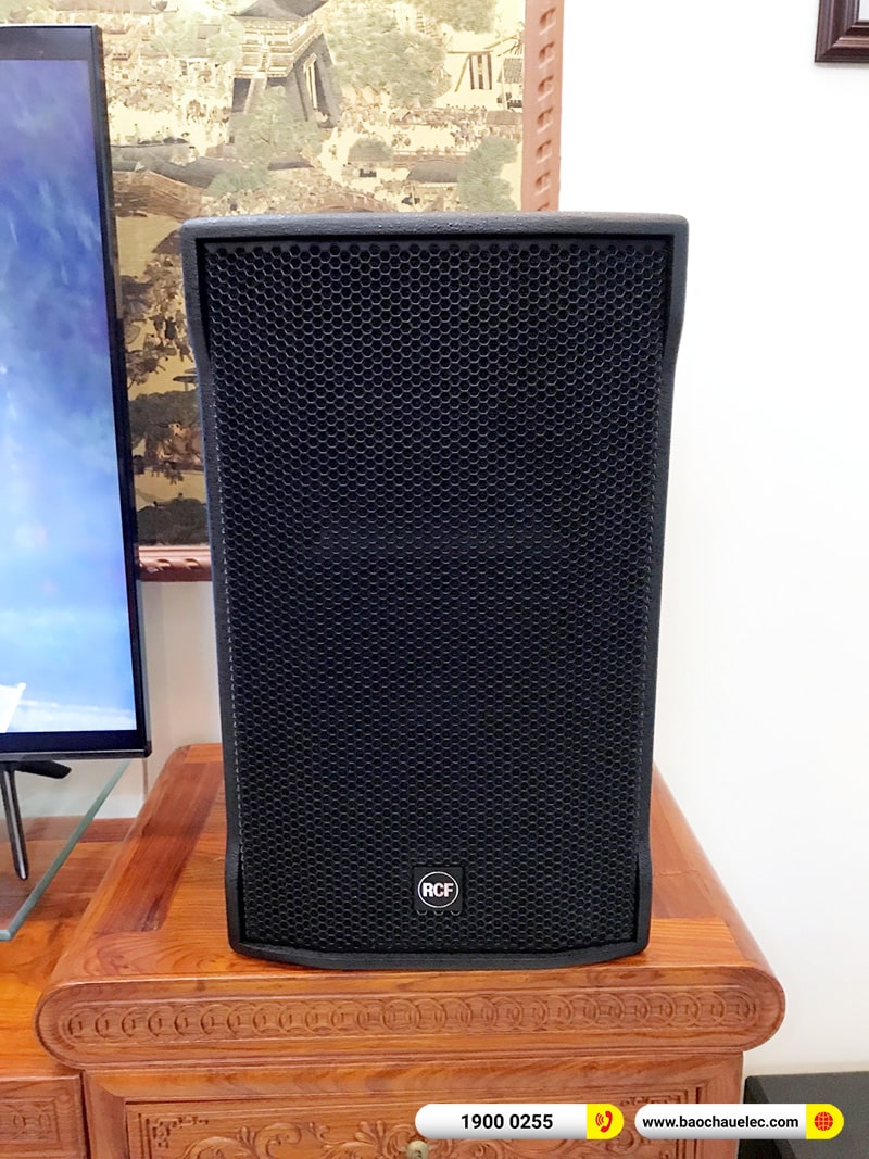 Lắp đặt dàn karaoke trị giá gần 100 triệu cho anh Chỉnh tại Nam Định (RCF CMAX 4112, IPS 2700, KX180A, Alto TS312S, UGX12 Gold) 