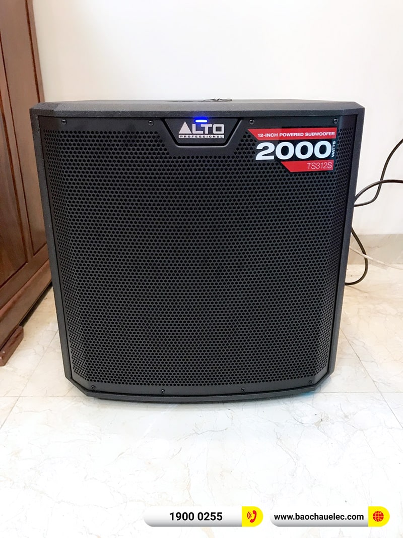 Lắp đặt dàn karaoke trị giá gần 100 triệu cho anh Chỉnh tại Nam Định (RCF CMAX 4112, IPS 2700, KX180A, Alto TS312S, UGX12 Gold) 