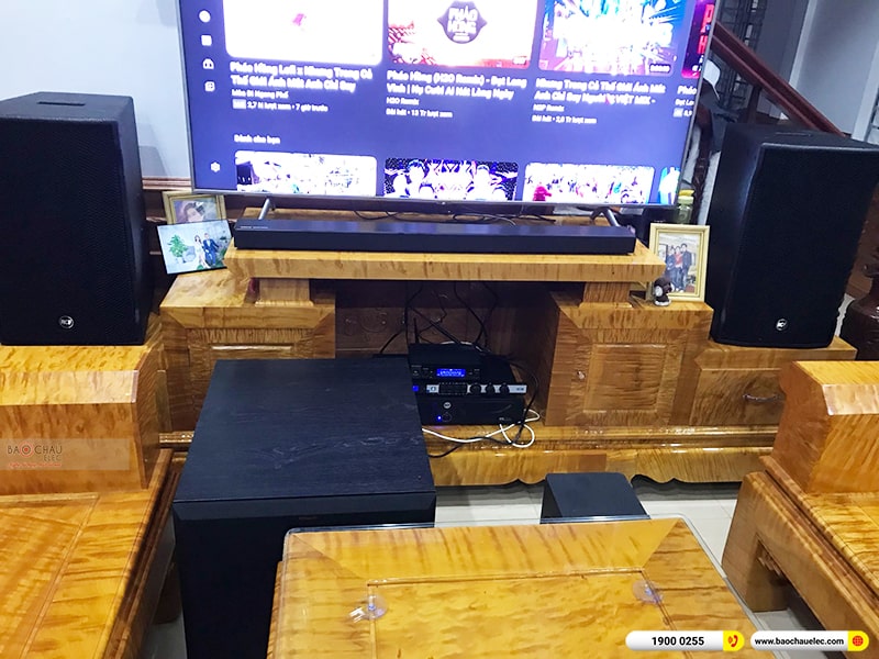 Lắp đặt dàn karaoke trị giá khoảng 100 triệu cho anh Độ tại Nam Định