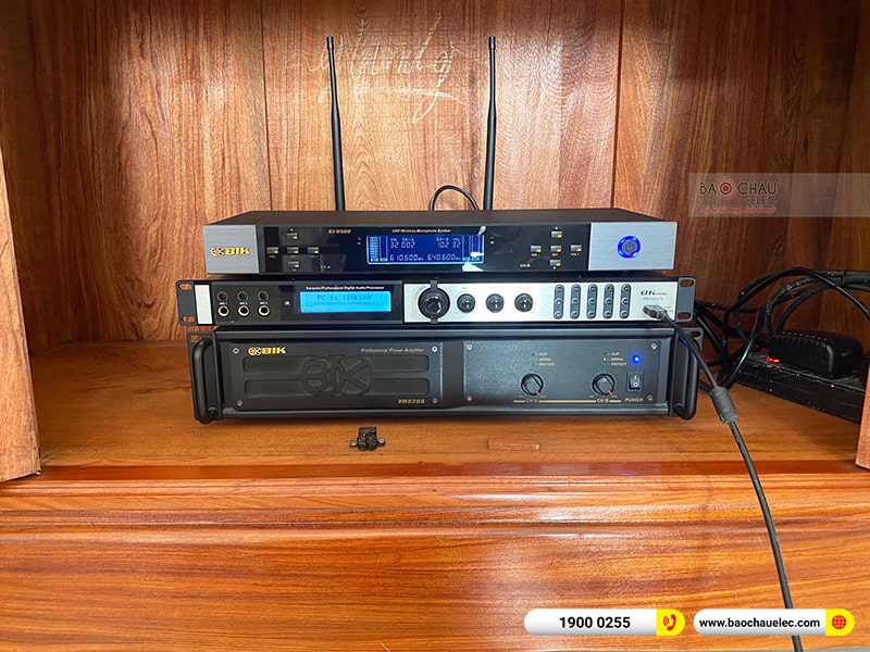 Lắp đặt dàn karaoke trị giá hơn 30 triệu cho anh Đông tại Nam Định (Domus DP6120, VM620A, X6 Luxury, SW612-C, BIK BJ-U500)