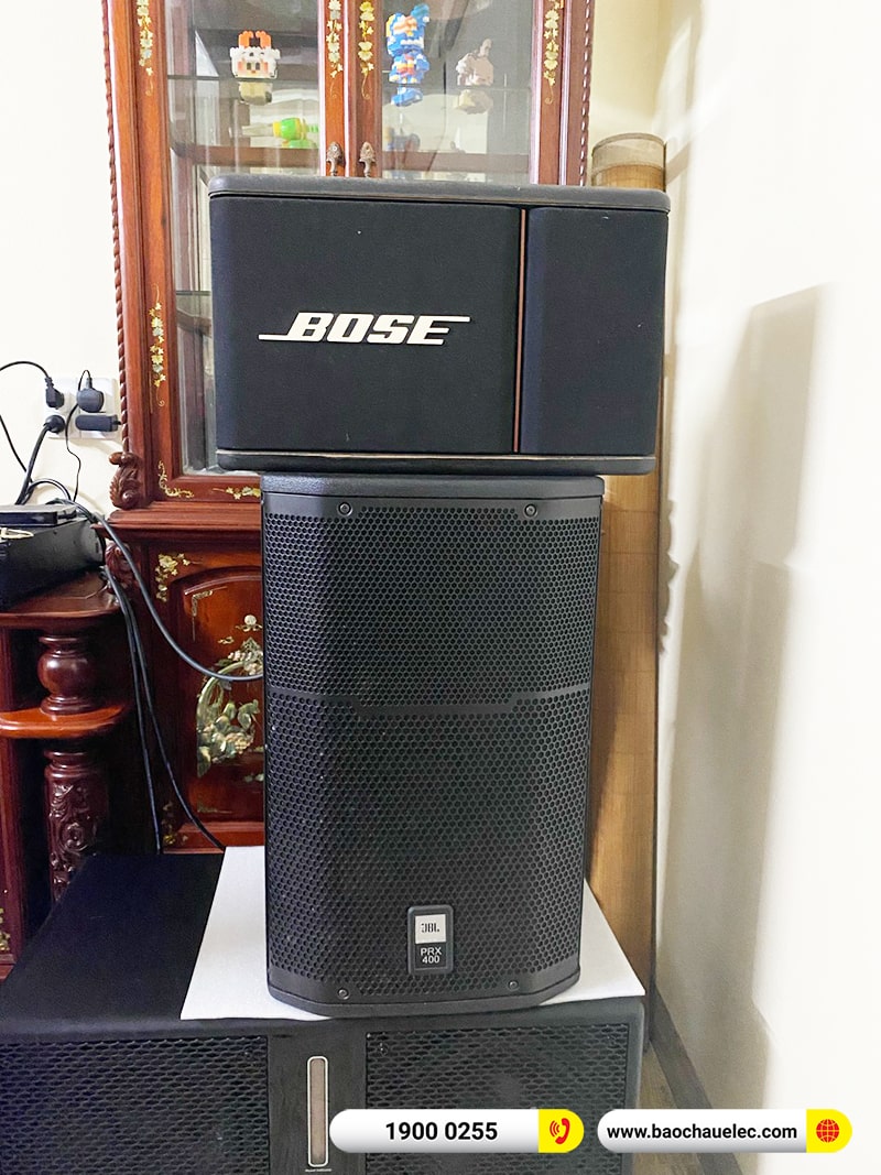 Lắp đặt dàn karaoke JBL gần 75tr cho anh Dũng tại Nam Định (JBL PRX412M, CA-J604, KX180A, W66Plus, WB5000)