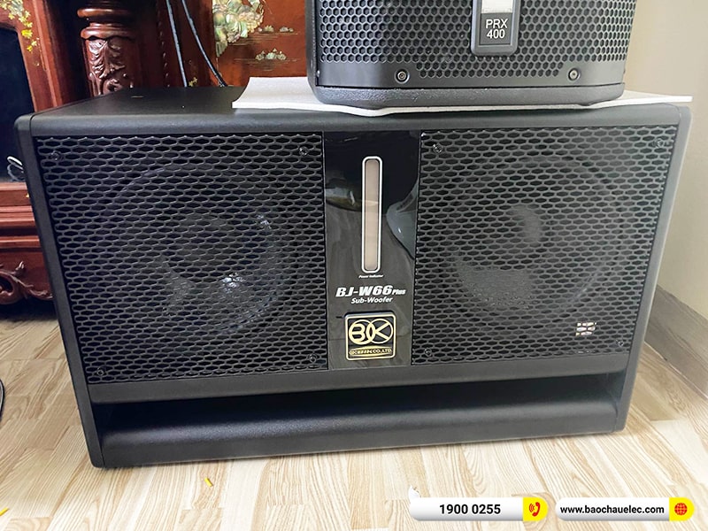 Lắp đặt dàn karaoke JBL gần 75tr cho anh Dũng tại Nam Định (JBL PRX412M, CA-J604, KX180A, W66Plus, WB5000)