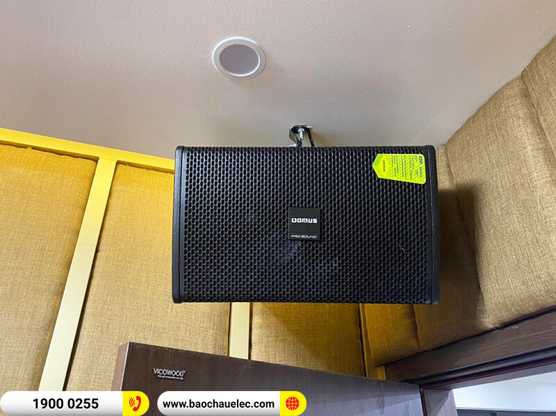 Lắp đặt dàn karaoke trị giá hơn 80 triệu cho anh Dũng ở Ninh Bình (Domus DP6100 Max, VM 640A, VM 820A, BPR-8500, Alto SX-SUB18+, UGX12 Gold,...)