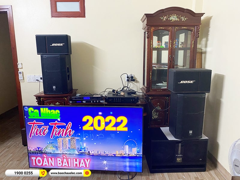 Lắp đặt dàn karaoke JBL gần 75tr cho anh Dũng tại Nam Định (JBL PRX412M, CA-J604, KX180A, W66Plus, WB5000)