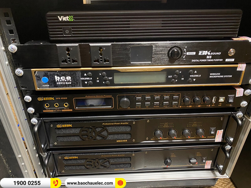 Lắp đặt dàn karaoke trị giá hơn 80 triệu cho anh Dũng ở Ninh Bình (Domus DP6100 Max, VM 640A, VM 820A, BPR-8500, Alto SX-SUB18+, UGX12 Gold,...)