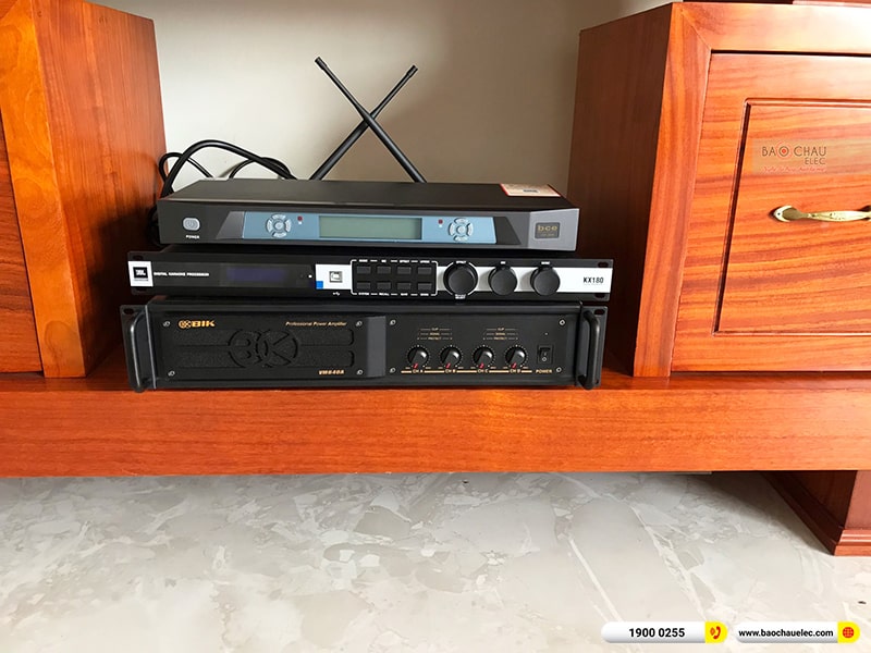 Lắp đặt dàn karaoke trị giá hơn 70 triệu cho anh Giang tại Nam Định (JBL KI510, BMB 1210SE, VM640A, KX180A, TS312S, BCE VIP3000) 