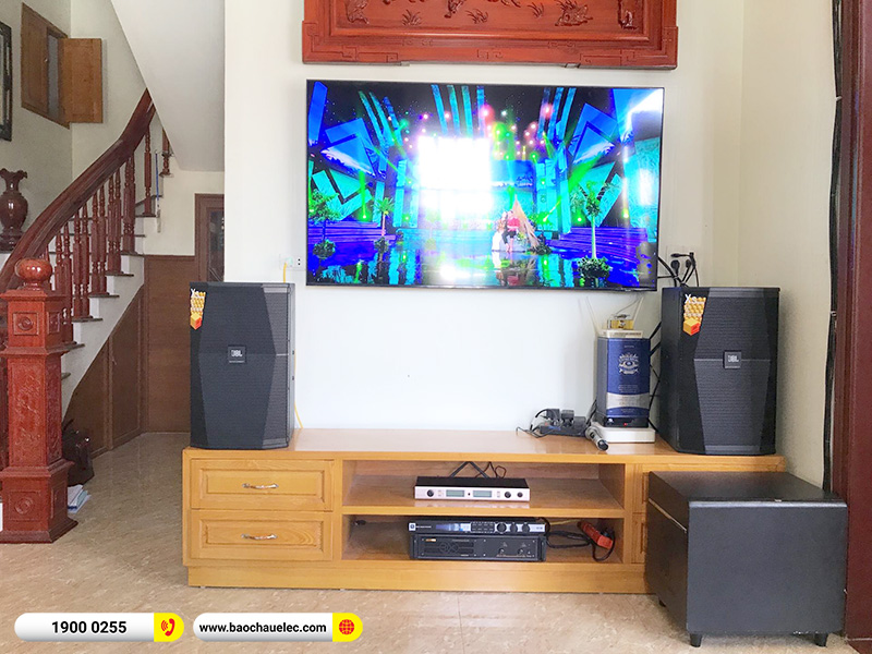 Lắp đặt dàn karaoke trị giá hơn 40 triệu cho anh Hòa tại Nam Định (JBL XS12, BIK VM820A, KX180A)