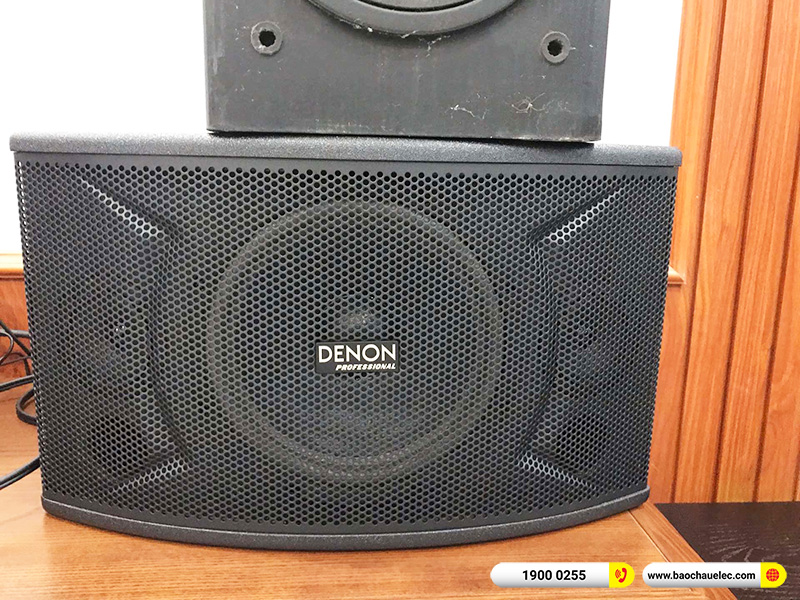 Lắp đặt dàn karaoke trị giá hơn 20 triệu cho anh Hưởng tại Nam Định (Denon DP-C10, VM420A, DSP-9000 Plus, SW612, U900 Plus X) 