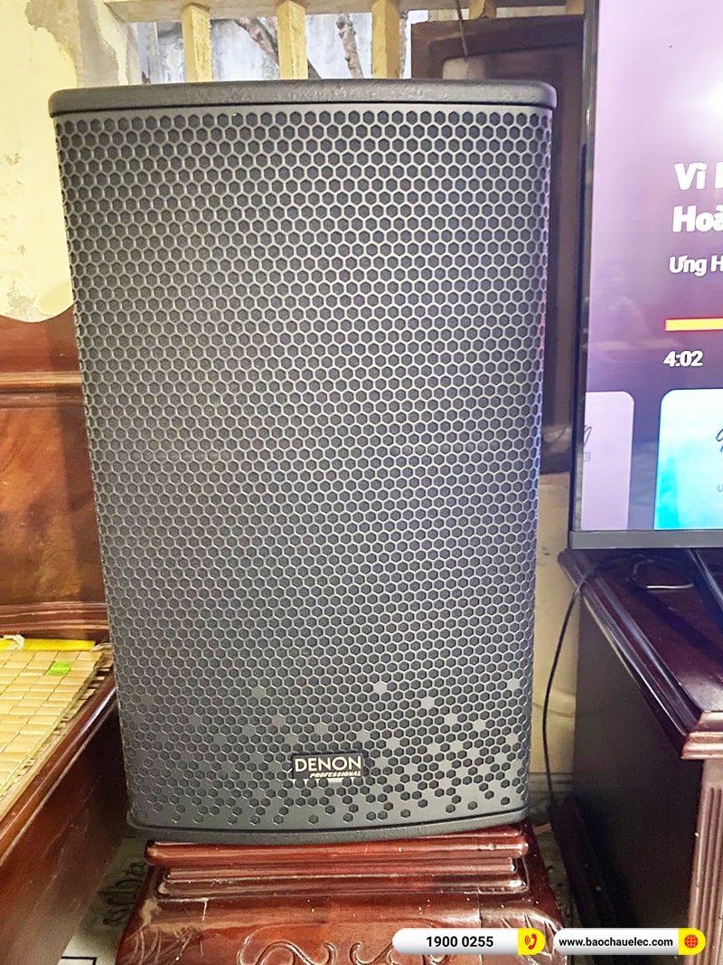 Lắp đặt dàn karaoke trị giá hơn 30 triệu cho anh Hưởng tại Nam Định (Denon DP-R212, APP MZ86, X5 Plus, SW512C, U900 Plus X) 