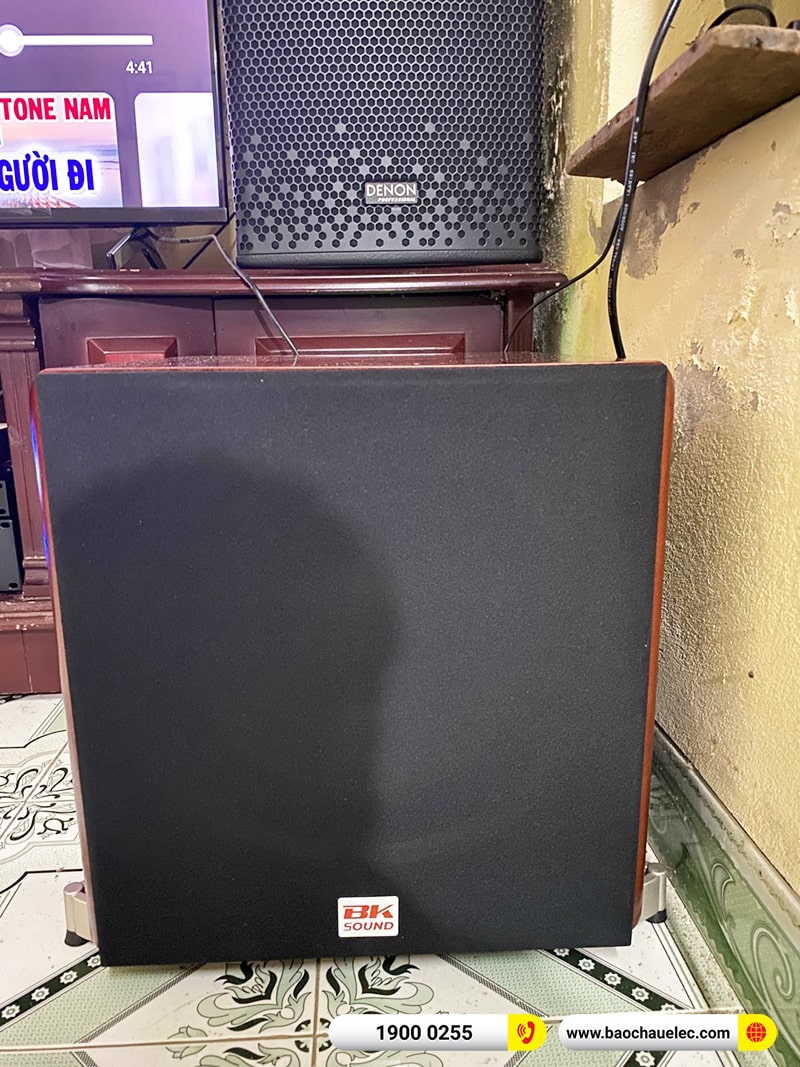 Lắp đặt dàn karaoke trị giá hơn 30 triệu cho anh Hưởng tại Nam Định (Denon DP-R212, APP MZ86, X5 Plus, SW512C, U900 Plus X) 