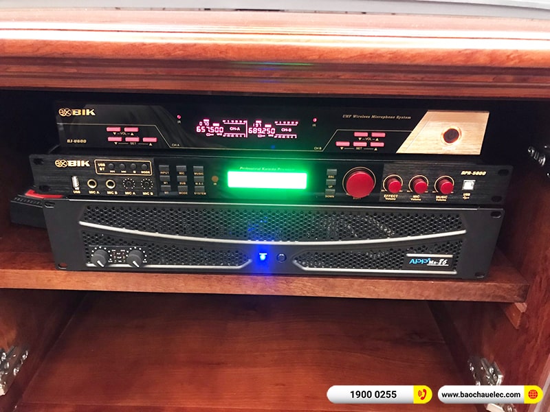 Lắp đặt dàn karaoke trị giá hơn 60 triệu cho anh Kiên tại Nam Định (JBL MTS12, APP MZ86, BPR-5600, TS312S, BJ-U600) 