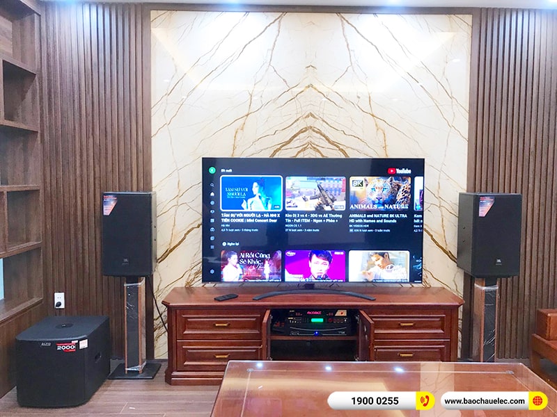 Lắp đặt dàn karaoke trị giá hơn 60 triệu cho anh Kiên tại Nam Định (JBL MTS12, APP MZ86, BPR-5600, TS312S, BJ-U600) 