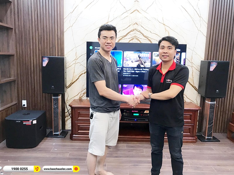 Lắp đặt dàn karaoke trị giá hơn 60 triệu cho anh Kiên tại Nam Định (JBL MTS12, APP MZ86, BPR-5600, TS312S, BJ-U600) 