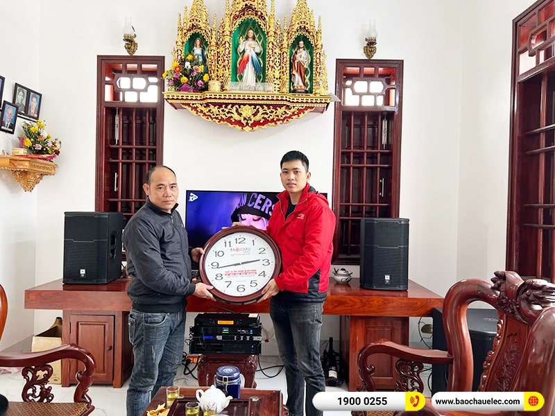 Lắp đặt dàn karaoke trị giá gần 100 triệu cho anh Kình tại Nam Định (JBL PRX412M, VM830A, KX180A, PRX418S, UGX12 Plus)