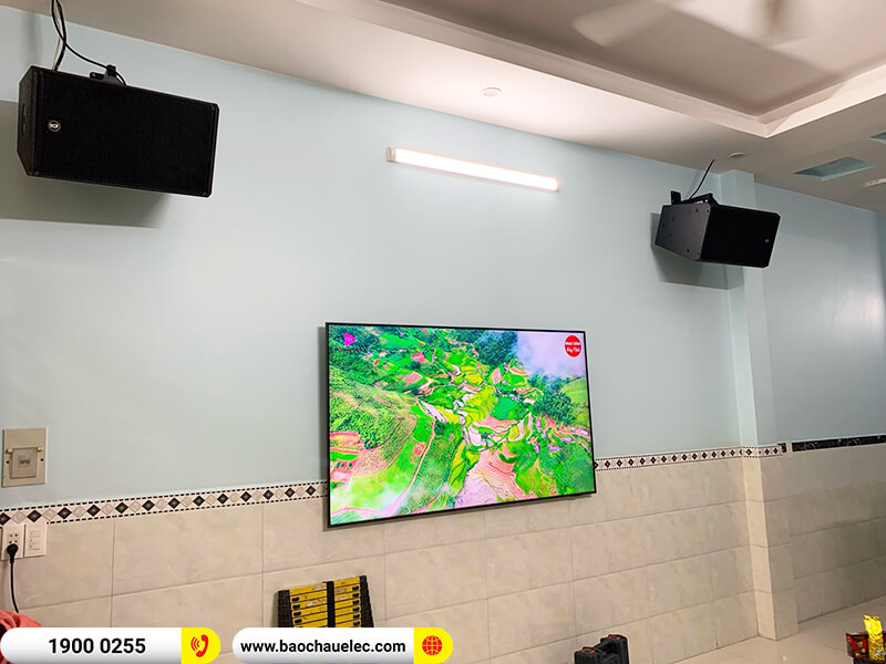 Lắp đặt dàn karaoke trị giá hơn 70 triệu cho anh Lợi ở TPHCM (RCF X-MAX 12, BIK VM 830A, JBL KX180A, BIK BJ-W35, JBL VM200)