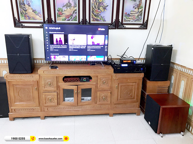 Lắp đặt dàn karaoke trị giá gần 30 triệu cho anh Long tại Nam Định (Alto AT1000II, VM420A, X5 Plus, SW512, BIK BJ-U100) 