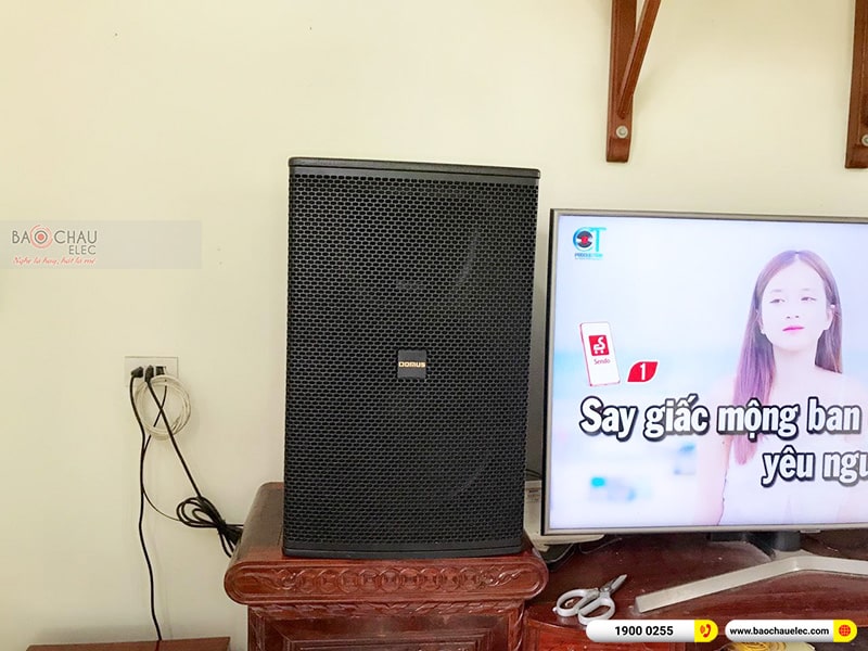 Lắp đặt dàn karaoke gia đình anh Nam