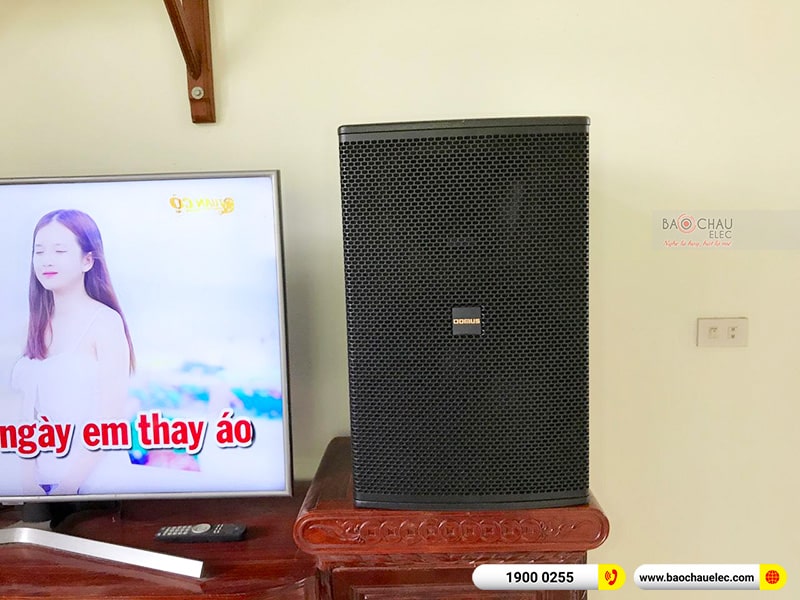 Lắp đặt dàn karaoke gia đình anh Nam