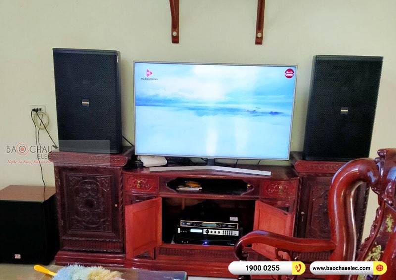 Lắp đặt dàn karaoke gia đình anh Nam
