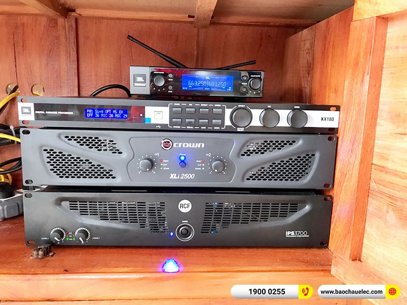Lắp đặt dàn karaoke trị giá hơn 130 triệu cho anh Sơn tại Nam Định (RCF CMAX 4112, IPS3700, Xli2500, KX180A, JBL CV18S, JBL VM200) 