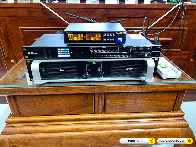 Lắp đặt dàn karaoke trị giá hơn 20 triệu cho anh Sơn tại Nam Định (Domus DP6120 Max, DSP-9000 Plus, Bik BJ-U100) 